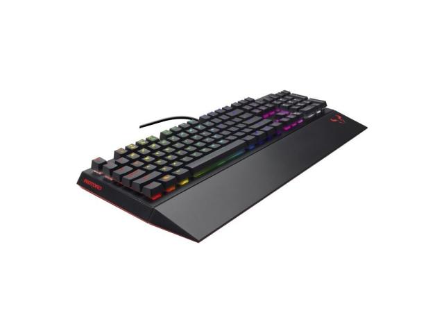 Tastatura Riotoro Ghostwriter, RGB LED, USB, Black