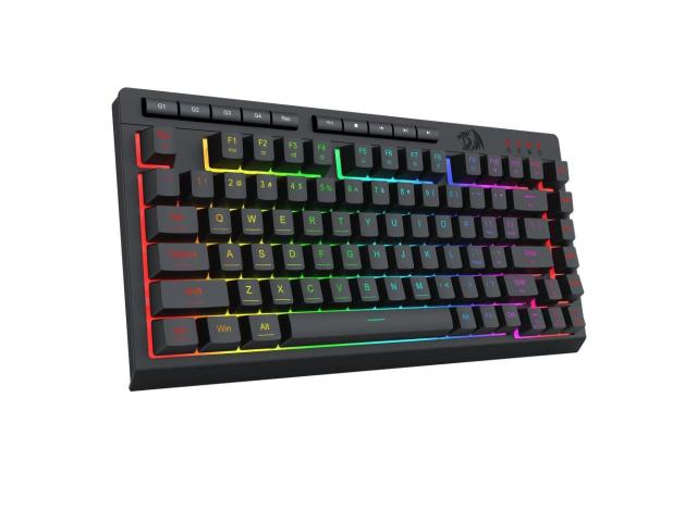 Tastatura Redragon Crescent, RGB LED, USB-C, Black