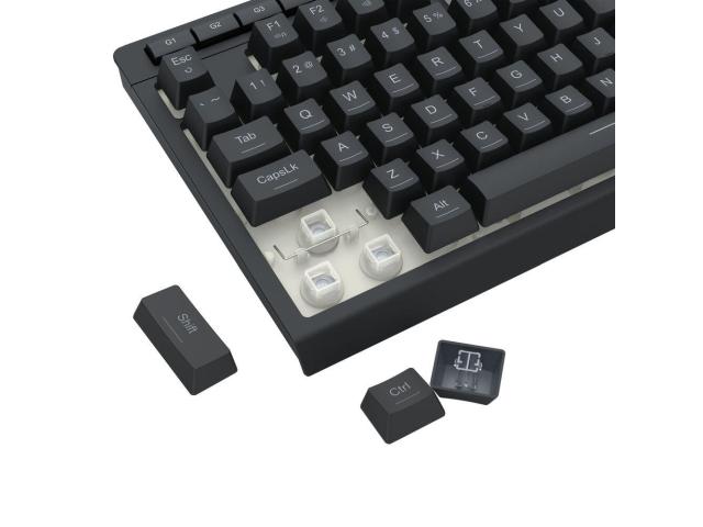 Tastatura Redragon Crescent, RGB LED, USB-C, Black