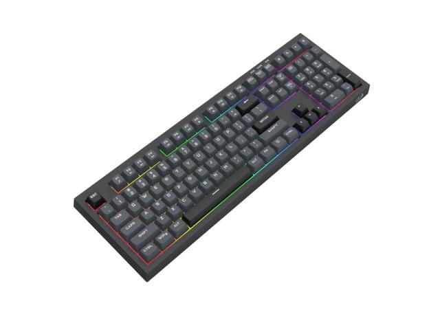 Tastatura gaming Redragon Crux neagra iluminare RGB