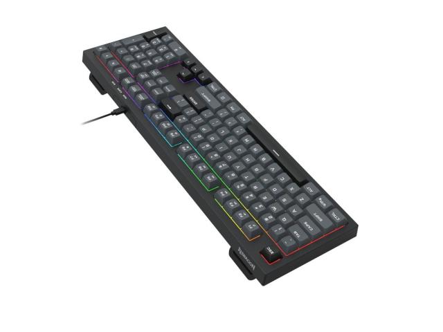 Tastatura gaming Redragon Crux neagra iluminare RGB