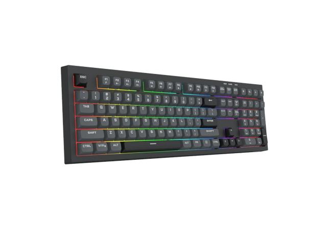 Tastatura gaming Redragon Crux neagra iluminare RGB