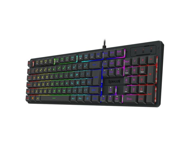 Tastatura Redragon Netherbane, RGB LED, USB, Black