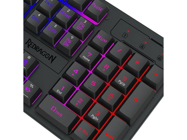Tastatura Redragon Netherbane, RGB LED, USB, Black