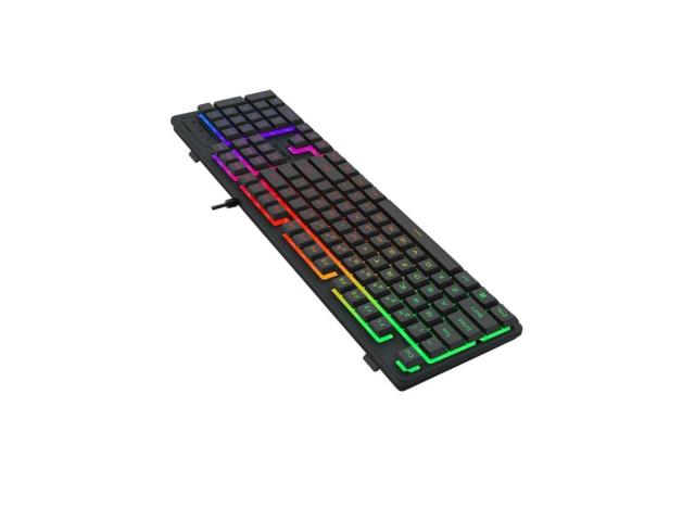 Tastatura gaming Redragon Netherbane neagra iluminare RGB