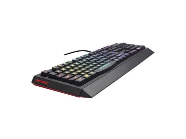 Tastatura Riotoro Ghostwriter Classic, RGB LED, USB, Black
