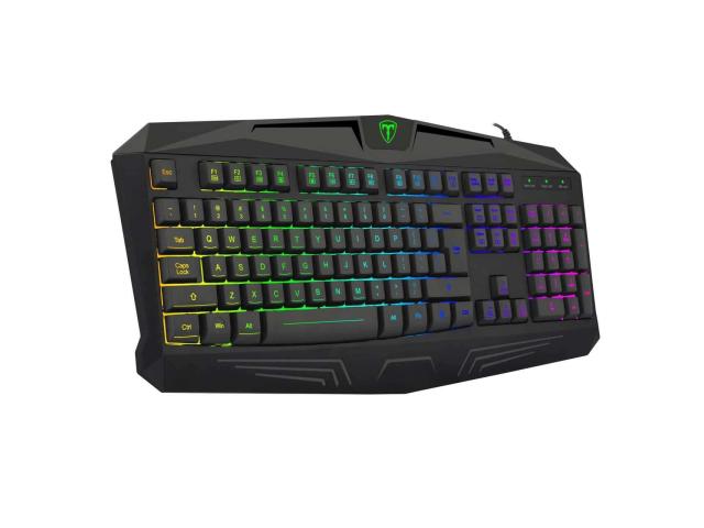 Tastatura T-Dagger Tanker, Rainbow LED, USB, Black