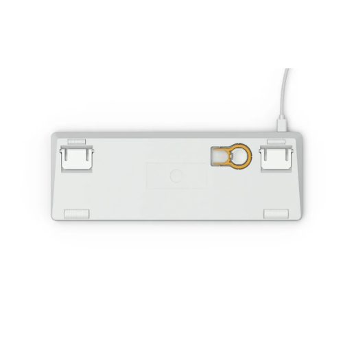 Tastatura Glorious PC Gaming Race GMMK Compact Gateron Brown Mecanica Ice Edition, RGB LED, USB, White
