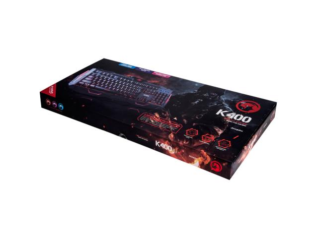 Tastatura Marvo K400, RGB LED, USB, Black