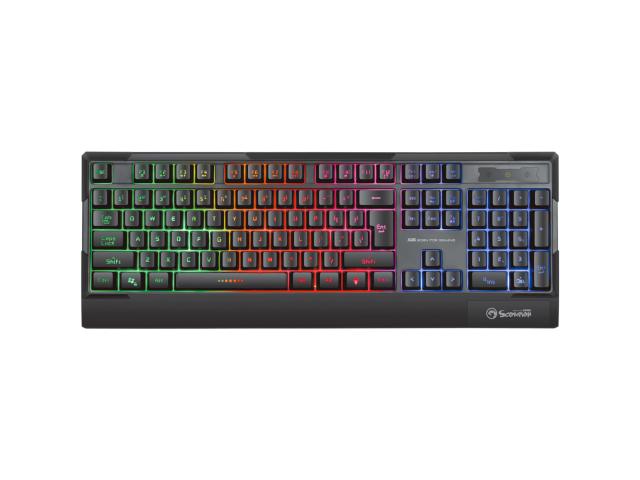 Tastatura Marvo K606, RGB LED, USB, Black