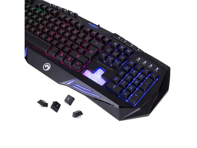 Tastatura Marvo K614, RGB LED, USB, Black