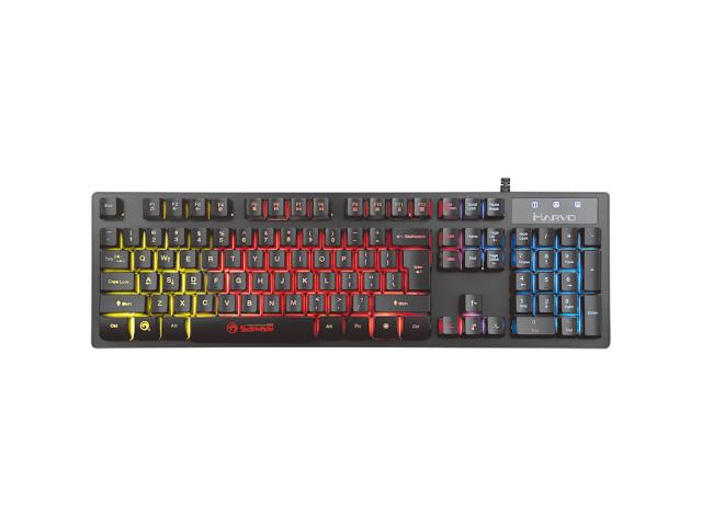 Tastatura Marvo K616A, RGB LED, Black