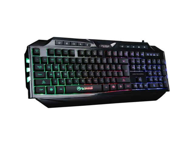 Tastatura Marvo K624, RGB LED, USB, Black
