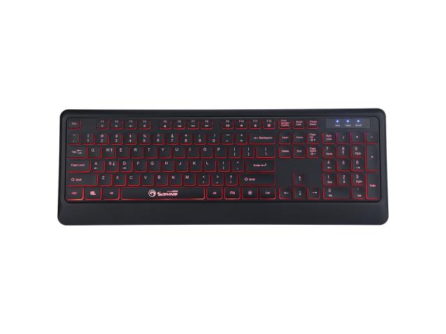 Tastatura Marvo K627, Multi-Color LED, USB, Black