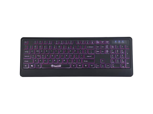 Tastatura Marvo K627, Multi-Color LED, USB, Black