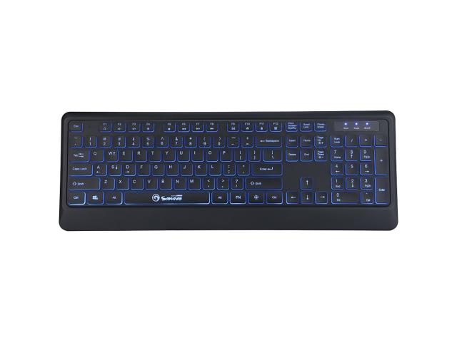 Tastatura Marvo K627, Multi-Color LED, USB, Black