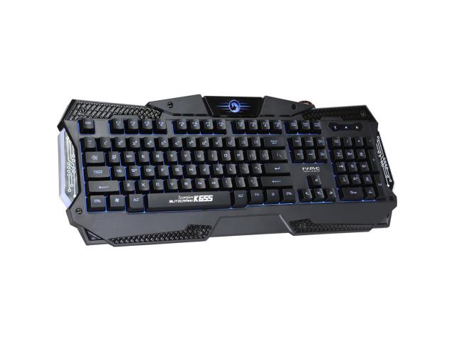 Tastatura Marvo K655, RGB LED, USB, Black