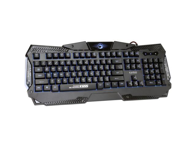 Tastatura Marvo K655, RGB LED, USB, Black