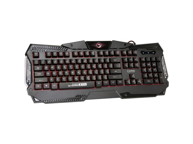 Tastatura Marvo K655, RGB LED, USB, Black