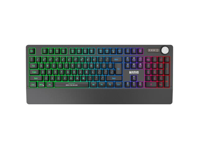 Tastatura Marvo KG660, RGB LED, USB, Black