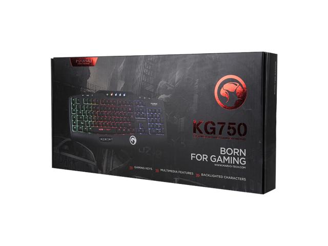 Tastatura Marvo KG750, RGB LED, USB, Black