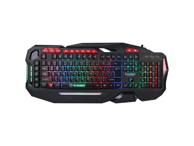 Tastatura Marvo KG760, RGB LED, USB, Black