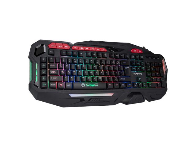 Tastatura Marvo KG760, RGB LED, USB, Black