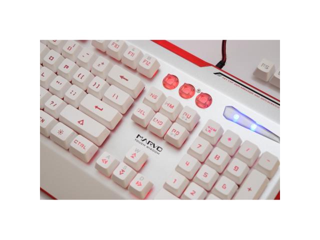 Tastatura Marvo KG805, RGB LED, USB, White