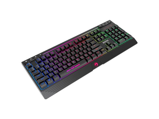 Tastatura Marvo KG880, Rainbow LED, USB, Black