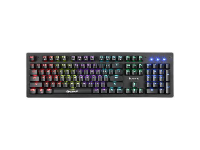 Tastatura Marvo KG909 Outemu Blue Switch, RGB LED, USB, Black