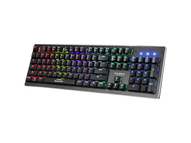 Tastatura Marvo KG909 Outemu Blue Switch, RGB LED, USB, Black