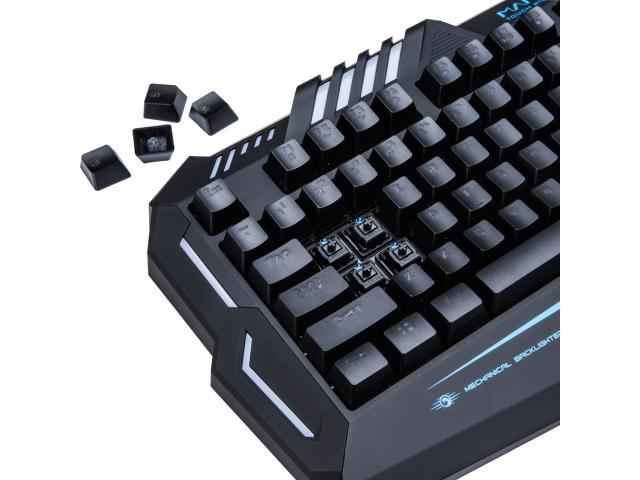Tastatura Marvo KG910, Blue LED, USB, Black-Blue