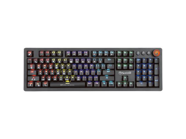 Tastatura Marvo KG917 Blue Switch, RGB LED, USB, Black