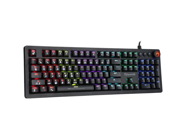 Tastatura Marvo KG917 Blue Switch, RGB LED, USB, Black