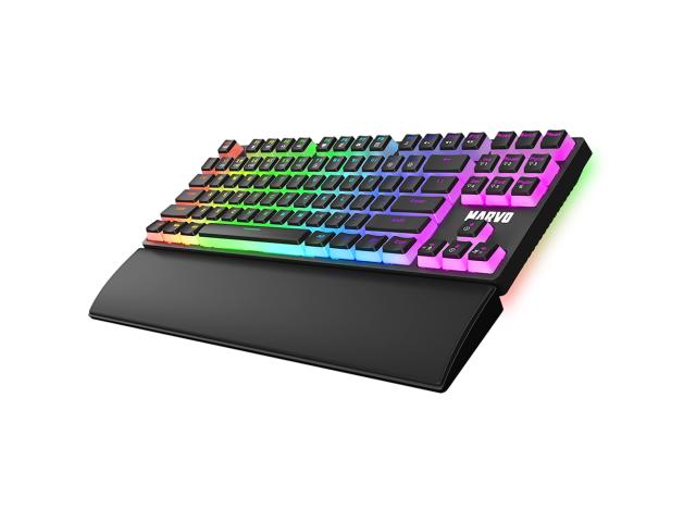 Tastatura Marvo KG946, Rainbow LED, USB, Black