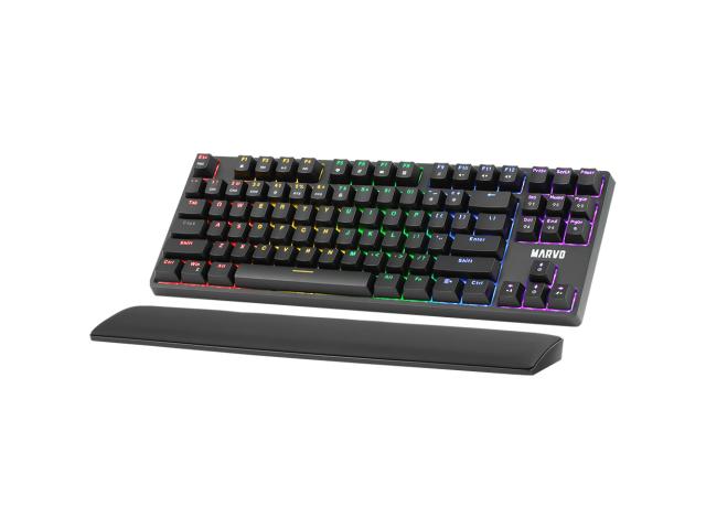 Tastatura Marvo KG947, Rainbow LED, USB, Black
