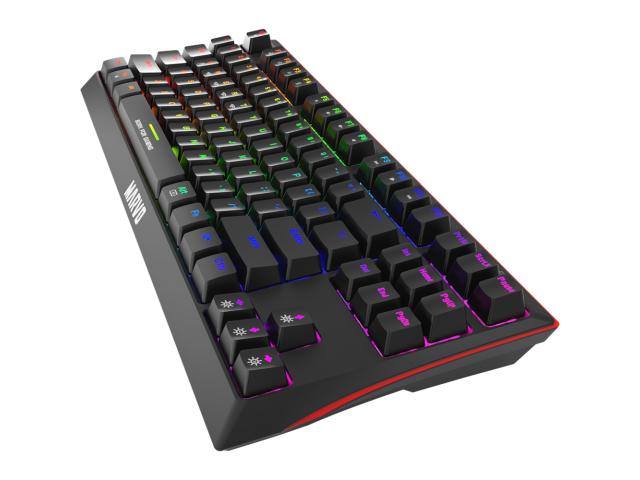 Tastatura Wireless Marvo KG953W, Rainbow LED, Bluetooth/USB, Black