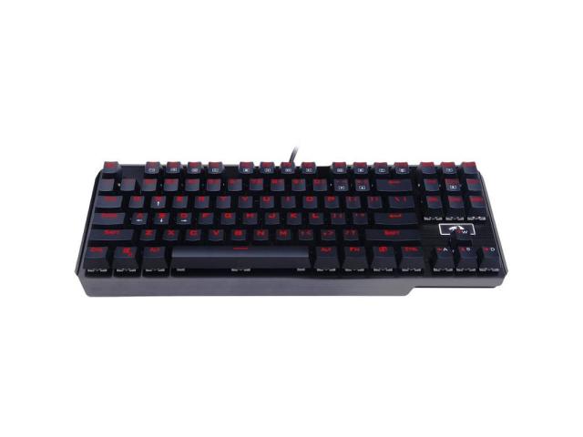 Tastatura Redragon Usas, Red LED, USB, Black