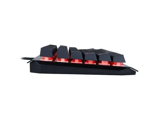 Tastatura Redragon Usas, Red LED, USB, Black