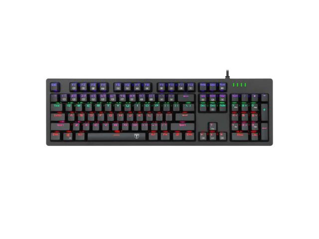 Tastatura mecanica T-Dagger Bermuda, RGB LED, USB, Black