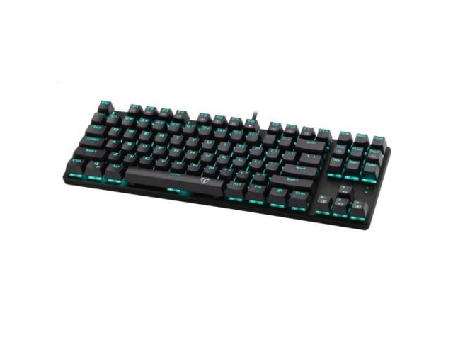 Tastatura T-Dagger Bora, Ice Blue LED, USB, Black