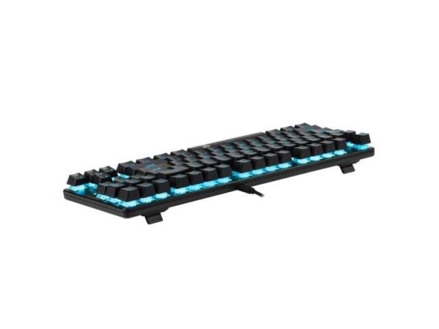 Tastatura T-Dagger Bora, Ice Blue LED, USB, Black