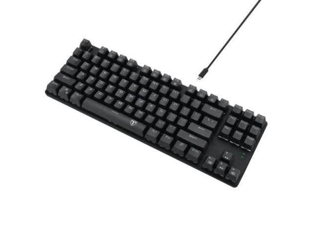 Tastatura T-Dagger Bora, Ice Blue LED, USB, Black