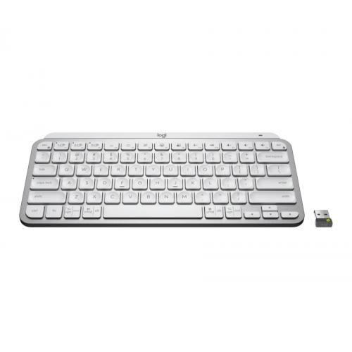 Tastatura MX Keys Mini for Business, White LED, Bluetooth, Layout US, Pale Grey