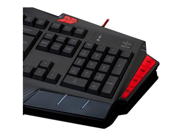 Tastatura Redragon Asura, RGB LED, USB, Black-Red