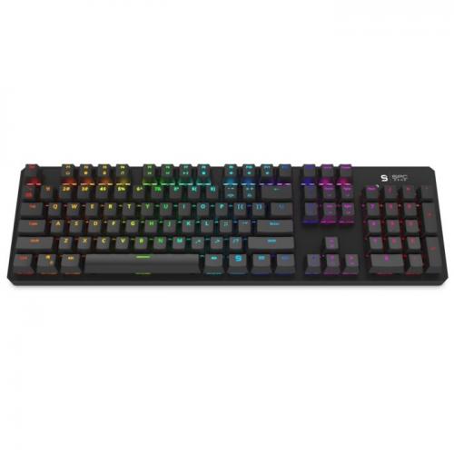 Tastatura SPC Gear GK540 Magna Kailh Blue, RGB LED, USB, Black