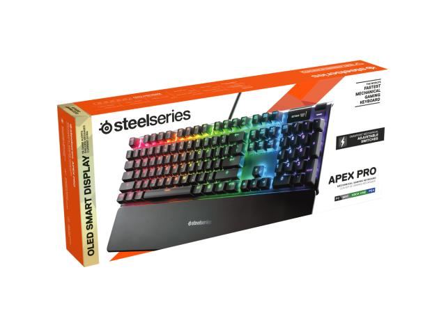 Tastatura SteelSeries Apex Pro, RGB LED, USB, Black