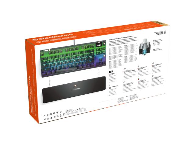 Tastatura SteelSeries Apex Pro TKL, RGB LED, USB, Black