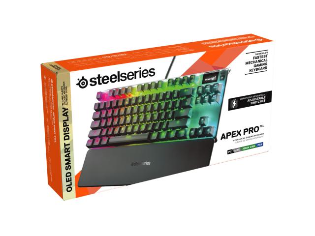 Tastatura SteelSeries Apex Pro TKL, RGB LED, USB, Black