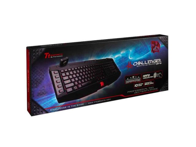 Tastatura Thermaltake eSPORTS Challenger PRO, USB, Black